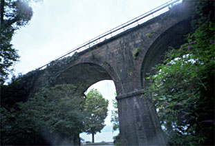 Eisenbahnbrücke in Italien