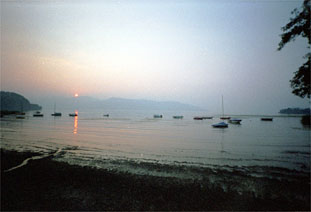 Sonnenuntergang am Lago Maggiore